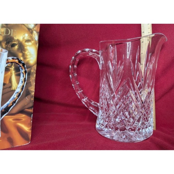 Cristal d'Arque 24% Full Lead Cut Crystal 50 oz Pitcher Gallaria Made in France - Picture 11 of 16